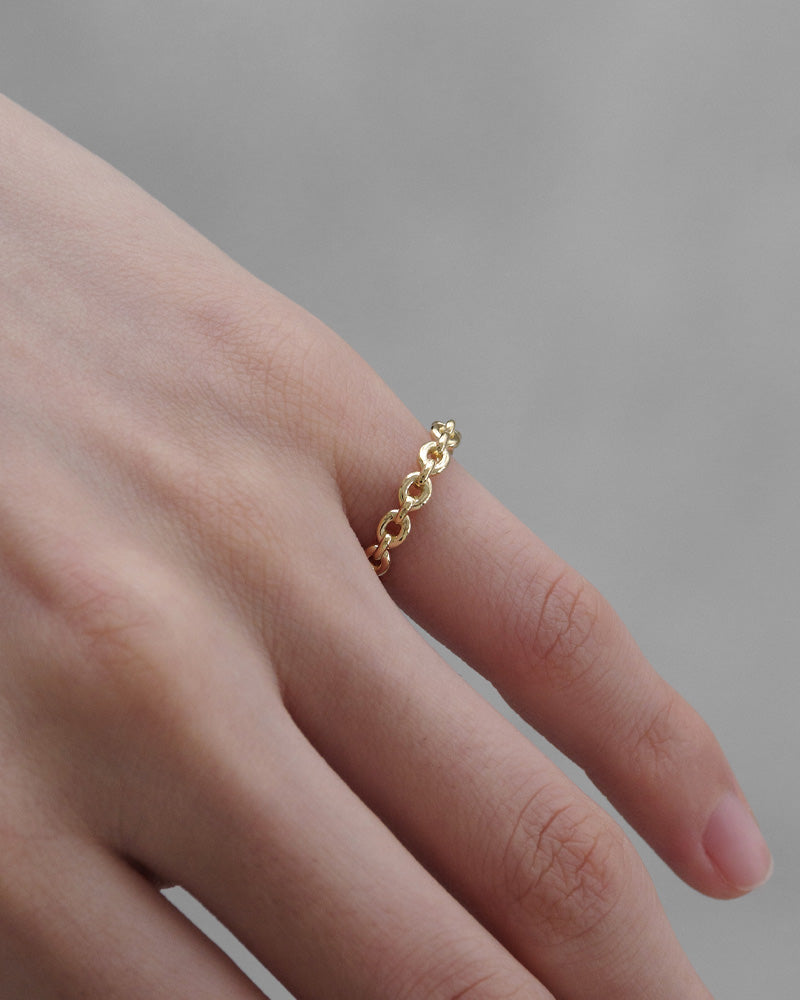 K10 チェーン ピンキー リング – ANAPNOE