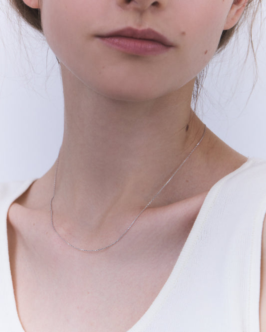 シルバー チェーン ネックレス