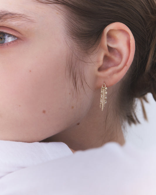 〈山〉 K10 滝 の流れ ピアス