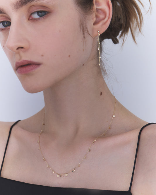 〈水〉 K10 水の煌めき ネックレス