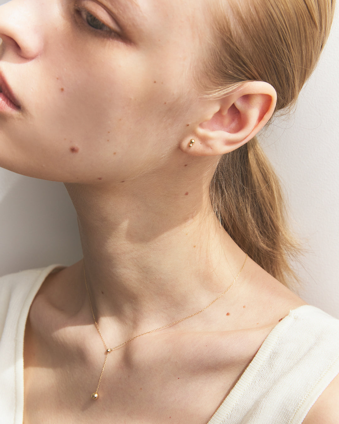 Top item |〈山〉K10 朝露 ピアス
