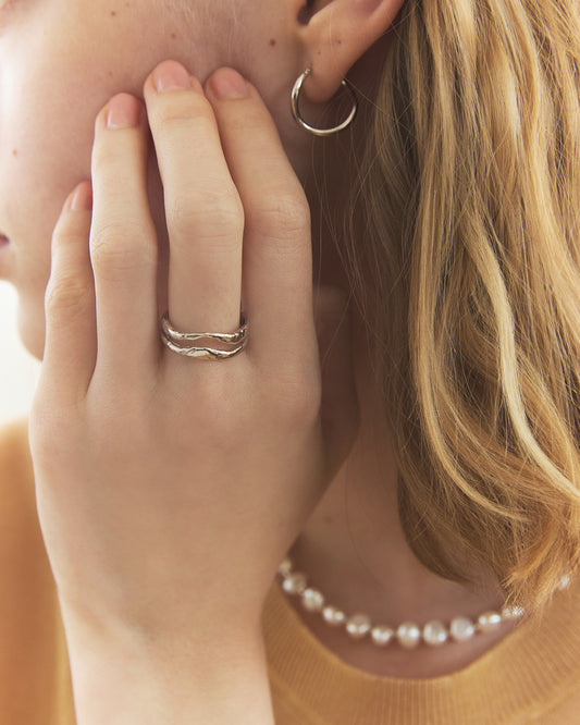 〈山〉シルバー 富士山 リング