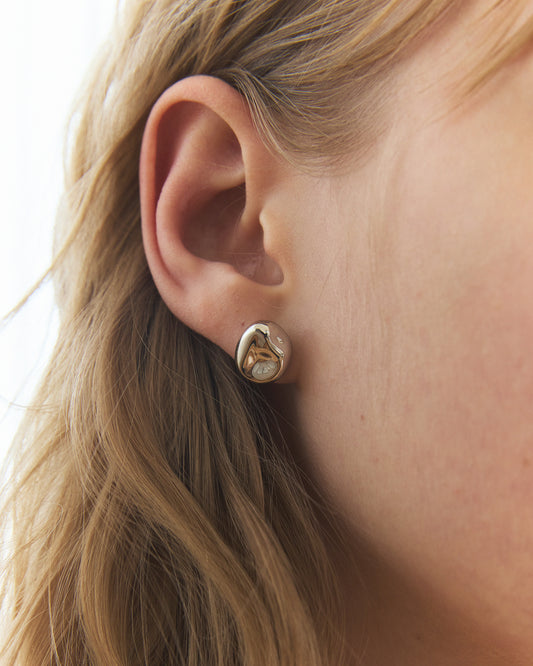 〈水〉 シルバー 水の揺らぎ ピアス