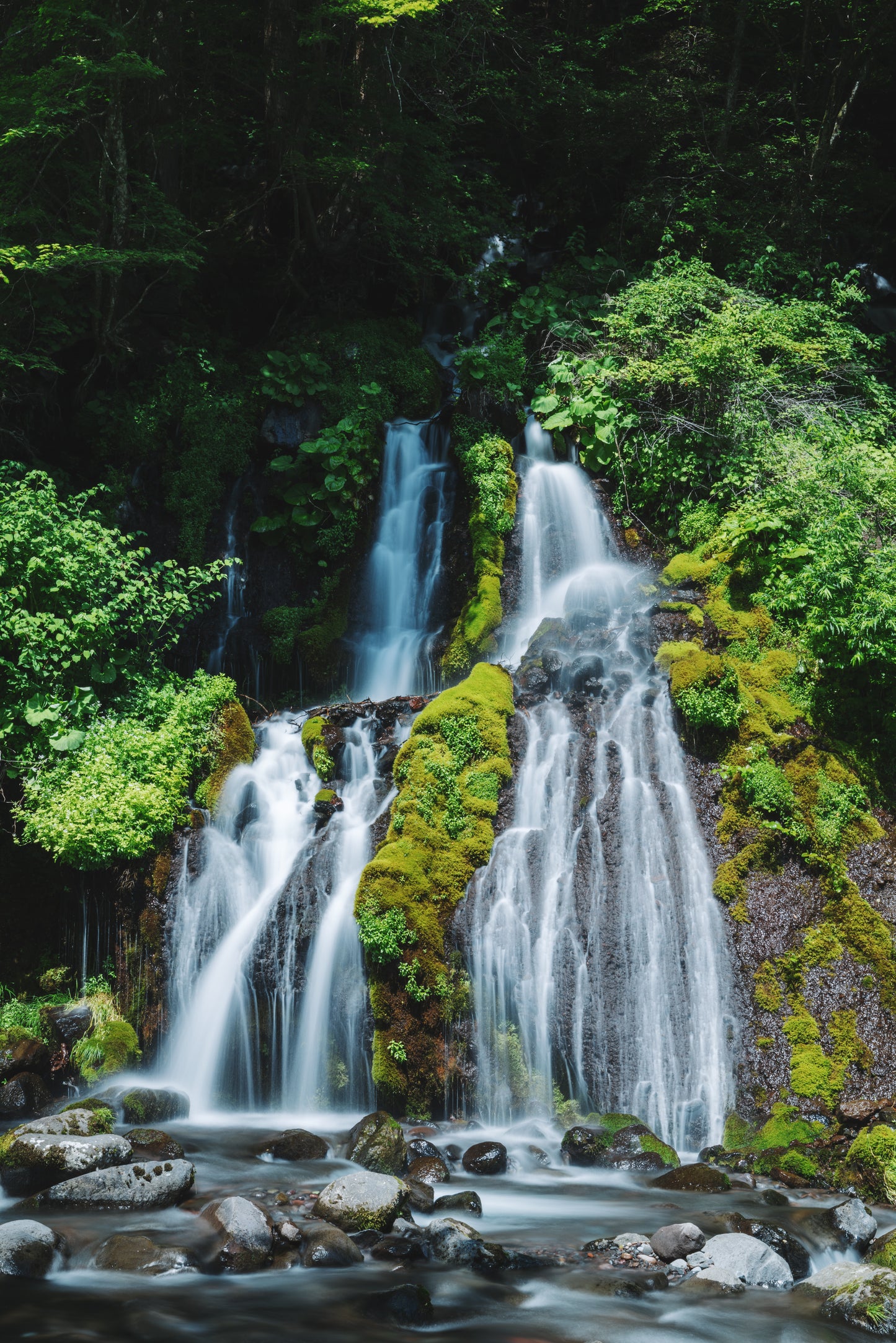 〈山〉 K10 滝 の流れ ピアス