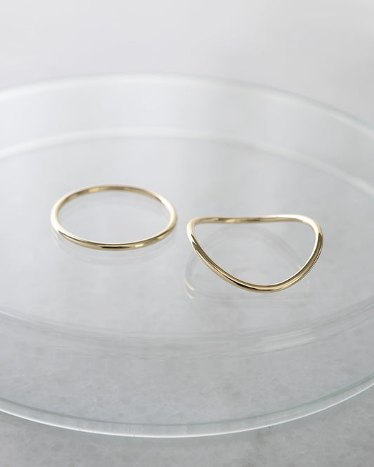 【6~18号まで展開】K10 ストレート リング