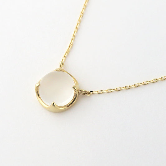 〈光と影〉 K10 ラウンド ネックレス