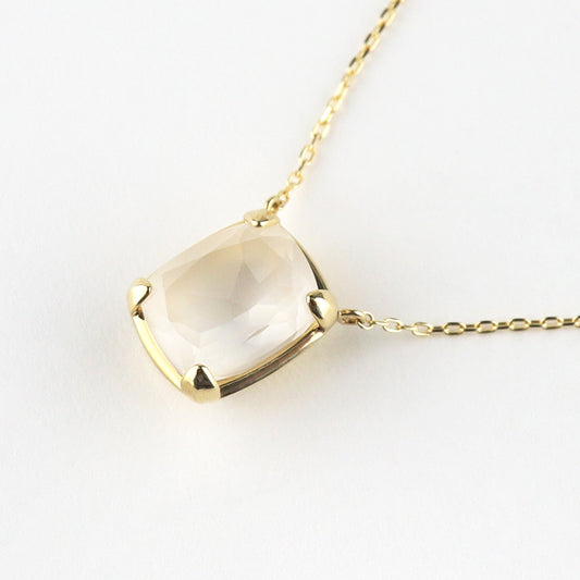 〈光と影〉 K10 レクタングル ネックレス