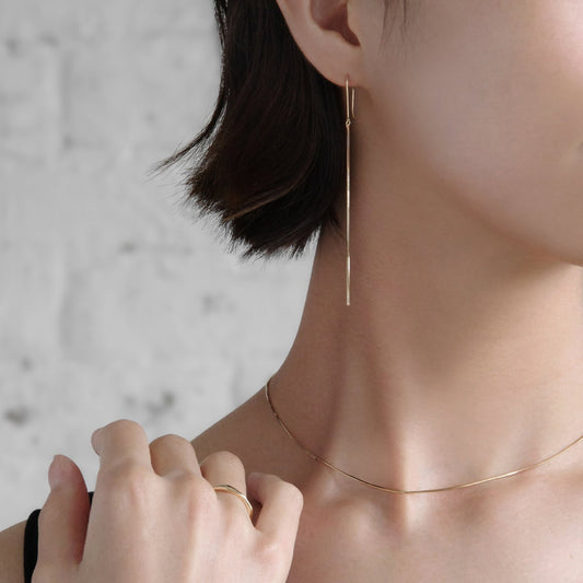 K10 コンパクトチェーン ピアス