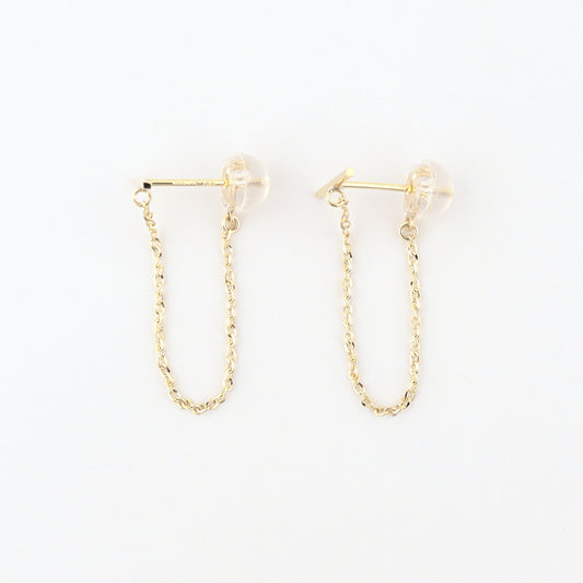 K10 ルーチェチェーン フープ ピアス