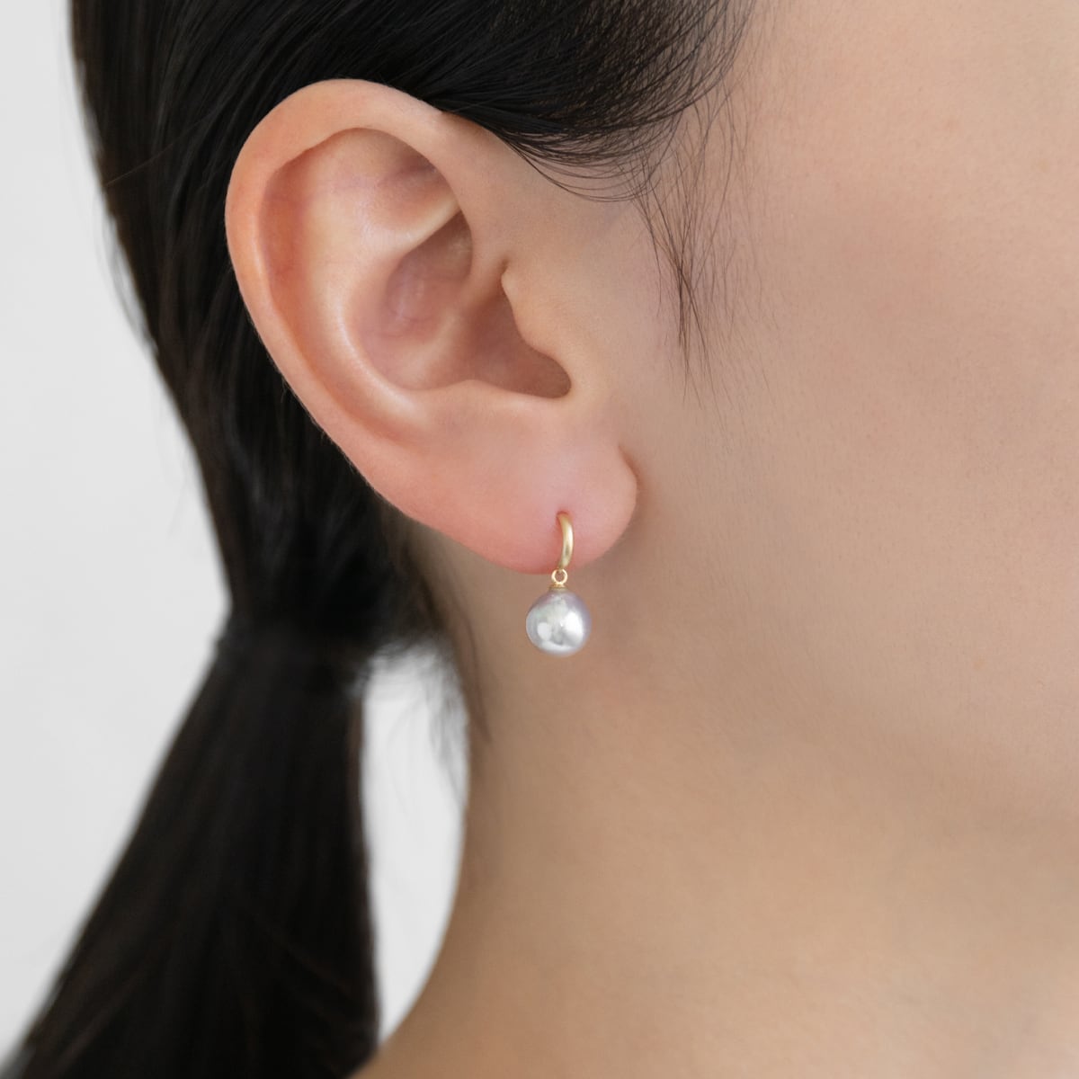 K10 バロックパール スタッド ピアス