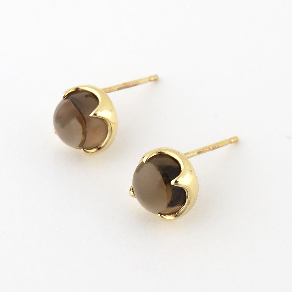 〈光と影〉 K10 ラウンド ピアス
