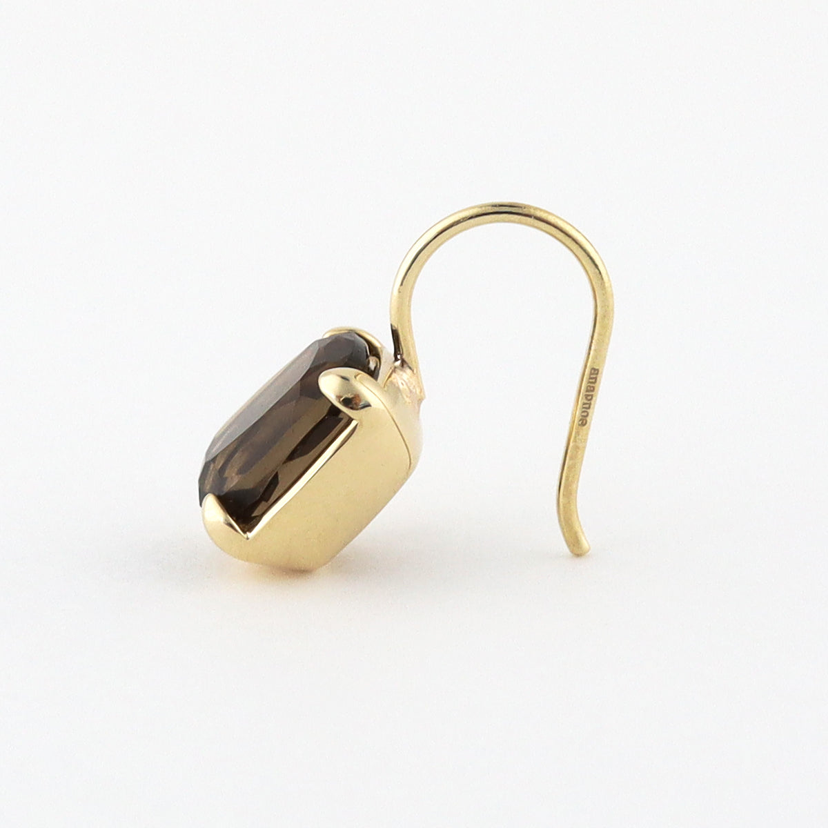 〈光と影〉 K10 レクタングル ピアス