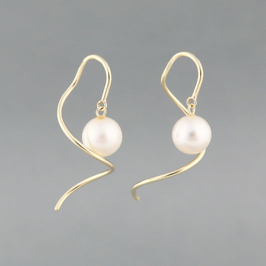 〈水〉 K10 水の流れ ピアス