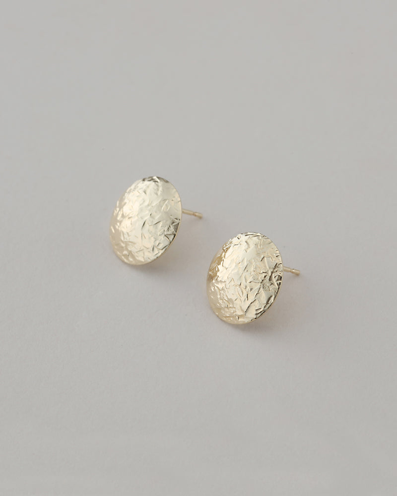〈空〉 K10 月 フルムーン ピアス