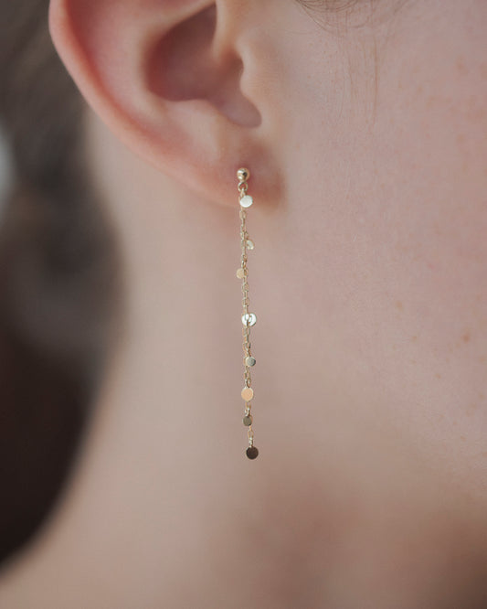 〈水〉 K10 水 の煌めき ピアス