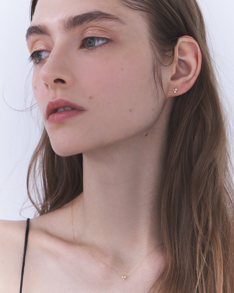 ホリデー限定 〈水〉 K10 雪の結晶 ネックレス – ANAPNOE