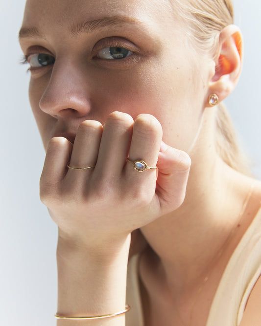 【4/3発売】〈空〉K10 透過光 リング