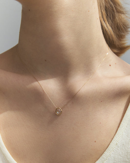 【4/3発売】〈空〉K10 透過光 ネックレス