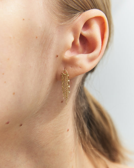 〈山〉 K10 滝 の流れ ピアス