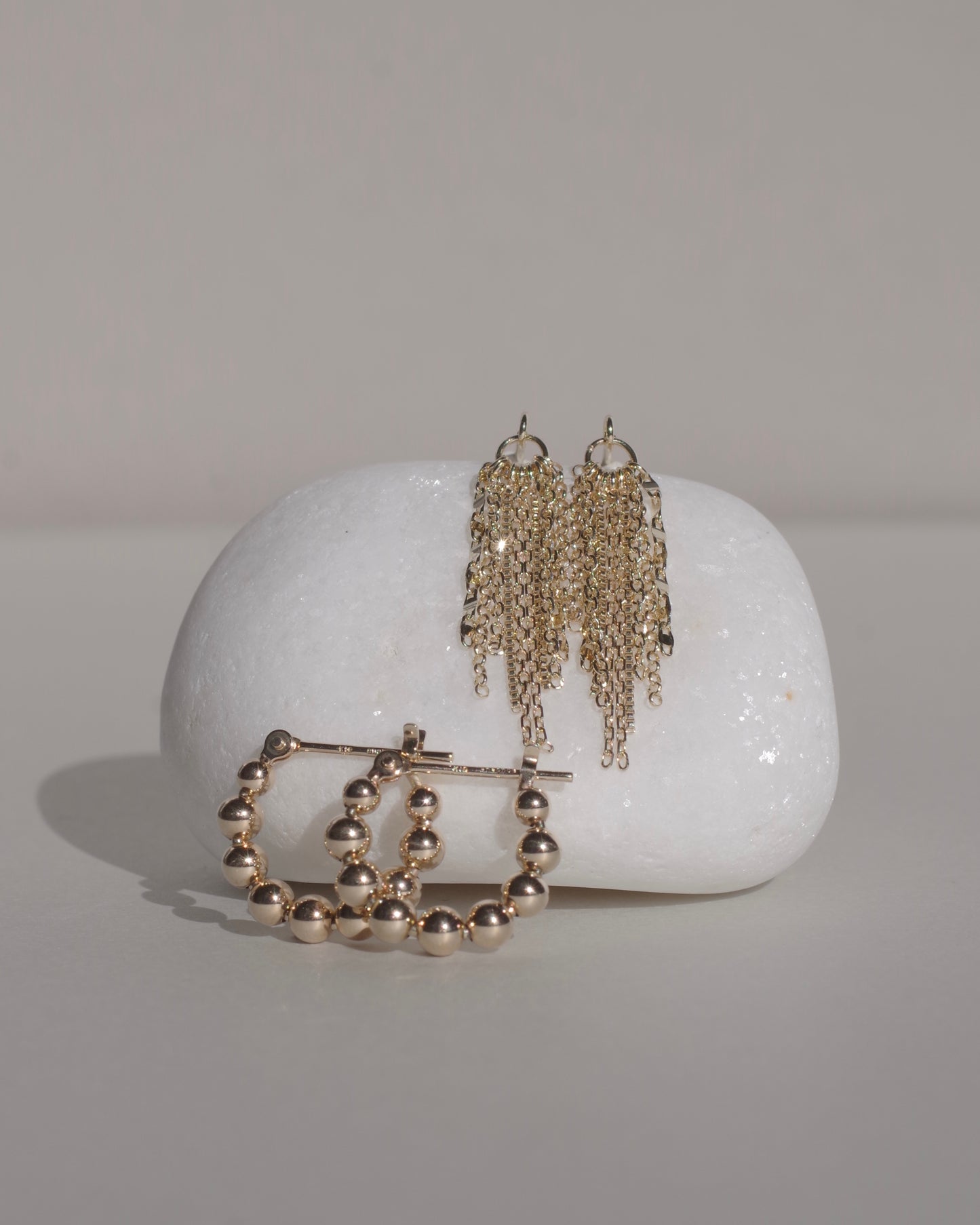 K10 ボール フープ ピアス