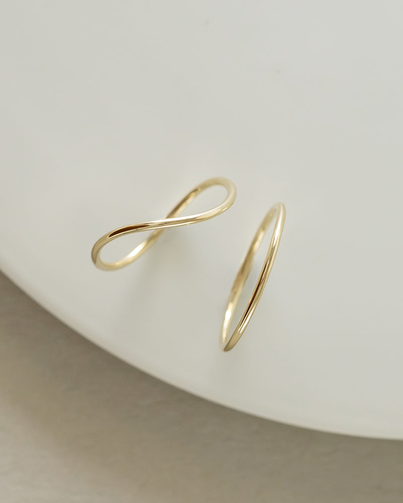 【6～18号まで展開】K10 ストレート リング