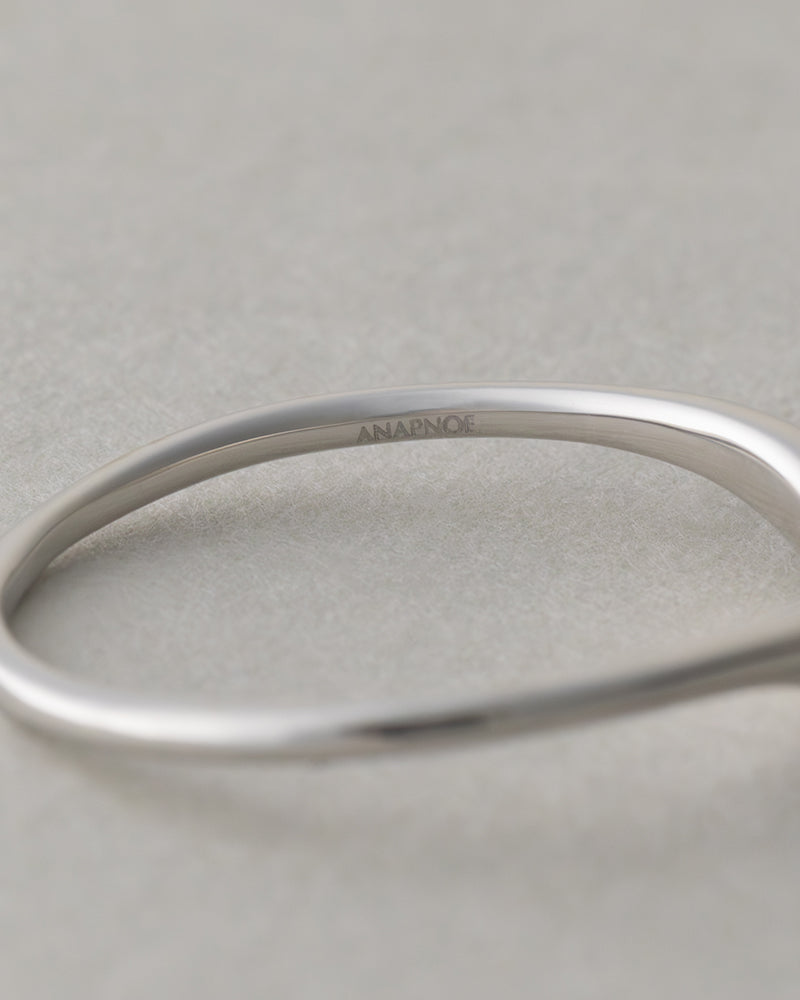 【3/19発売】〈山〉シルバー 年輪 リング