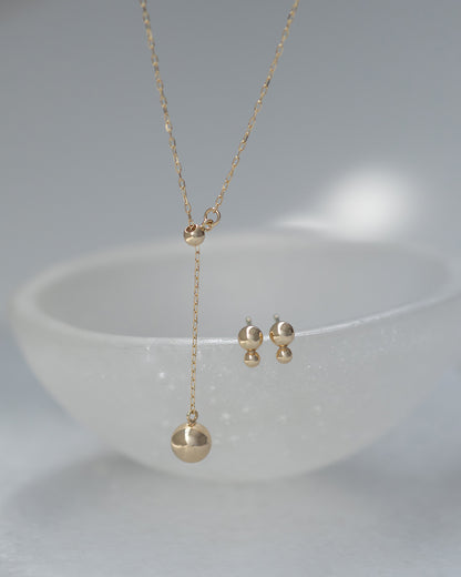 〈山〉K10 朝露 ネックレス
