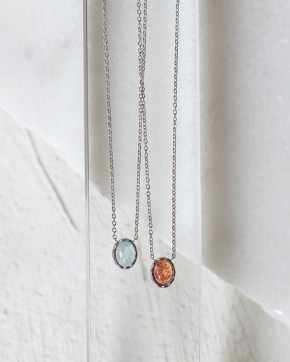【5/22発売】〈空〉シルバー 太陽のきらめきネックレス