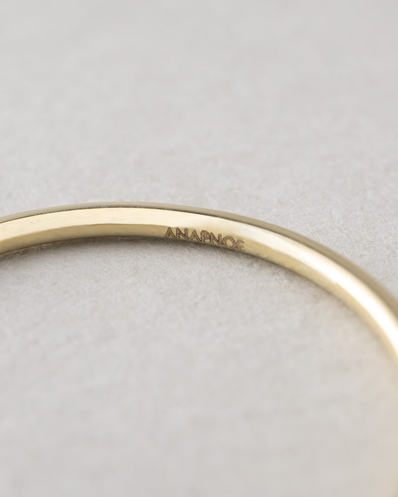 K10 ストレート ピンキー リング