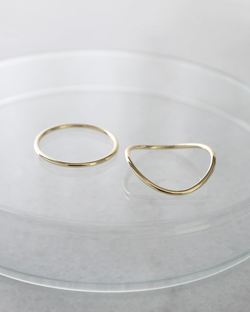 【6～18号まで展開】K10 ストレート リング