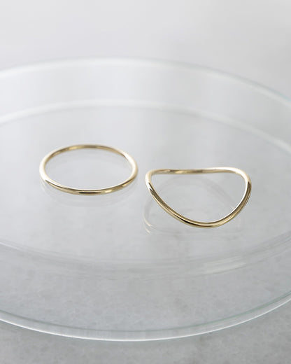 【6～18号まで展開】K10 ストレート リング