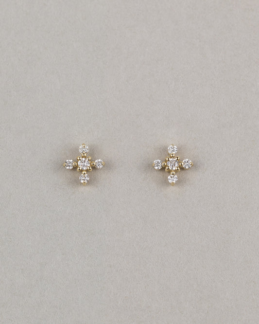 【10/9開始】ホリデー限定〈水〉 K10 雪華 ピアス