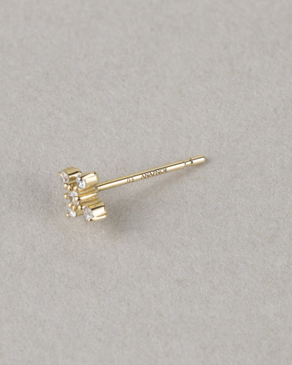 【10/9開始】ホリデー限定  2点セット〈水〉 K10 雪華 ネックレス+ピアス
