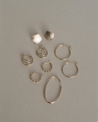 K10 ボール フープ ピアス