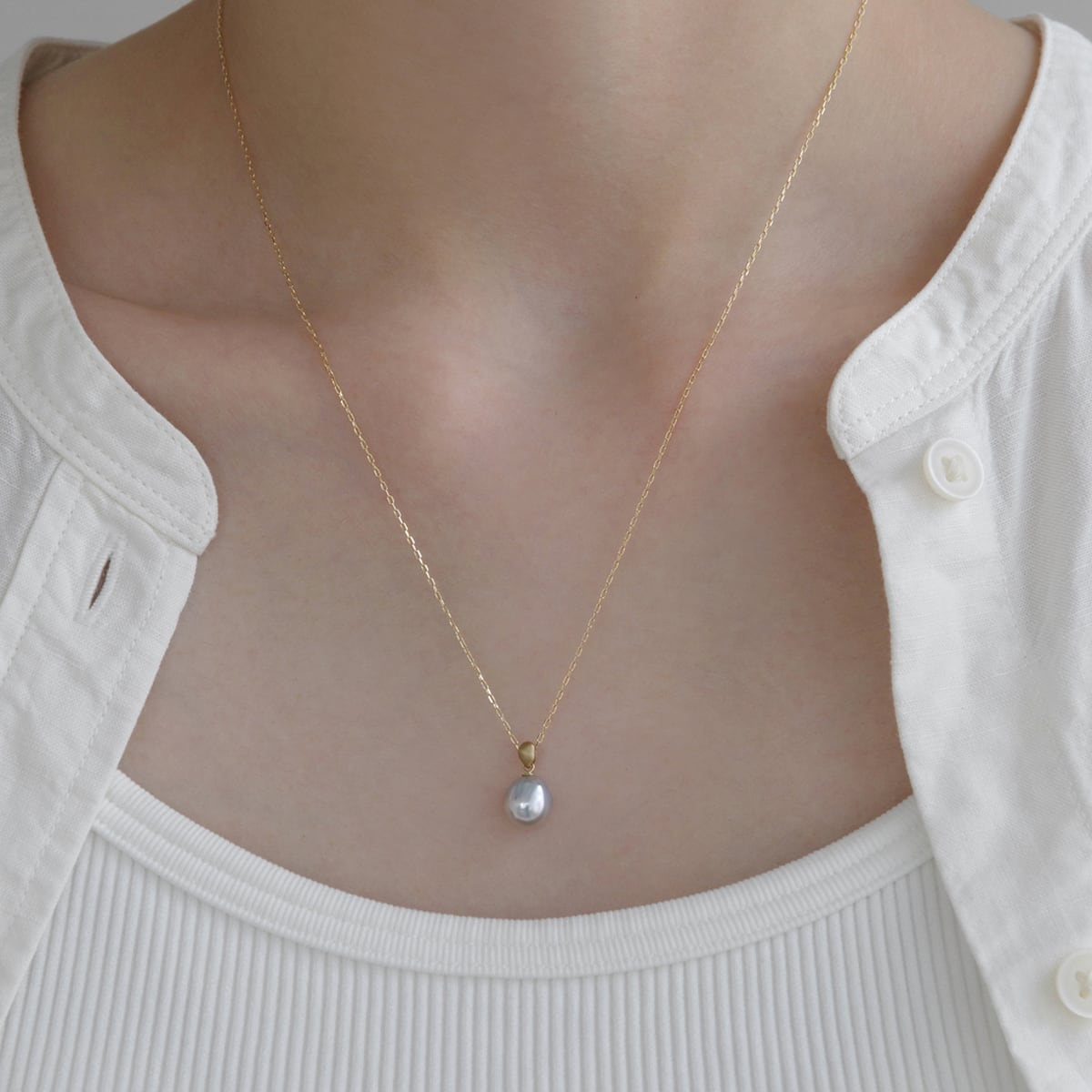 K10 バロックパール ネックレス – ANAPNOE