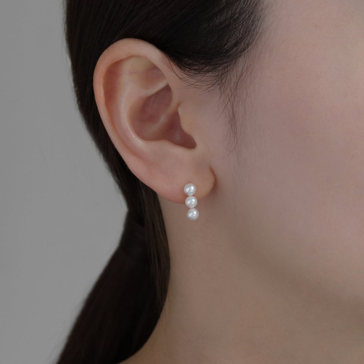 K10 トリオ パール ピアス