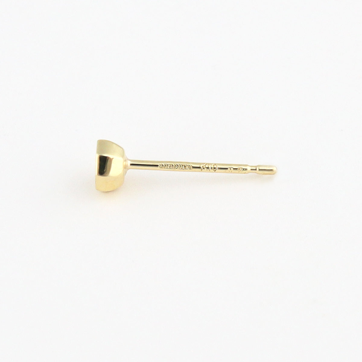 K10 オクタゴン ダイヤモンド ピアス