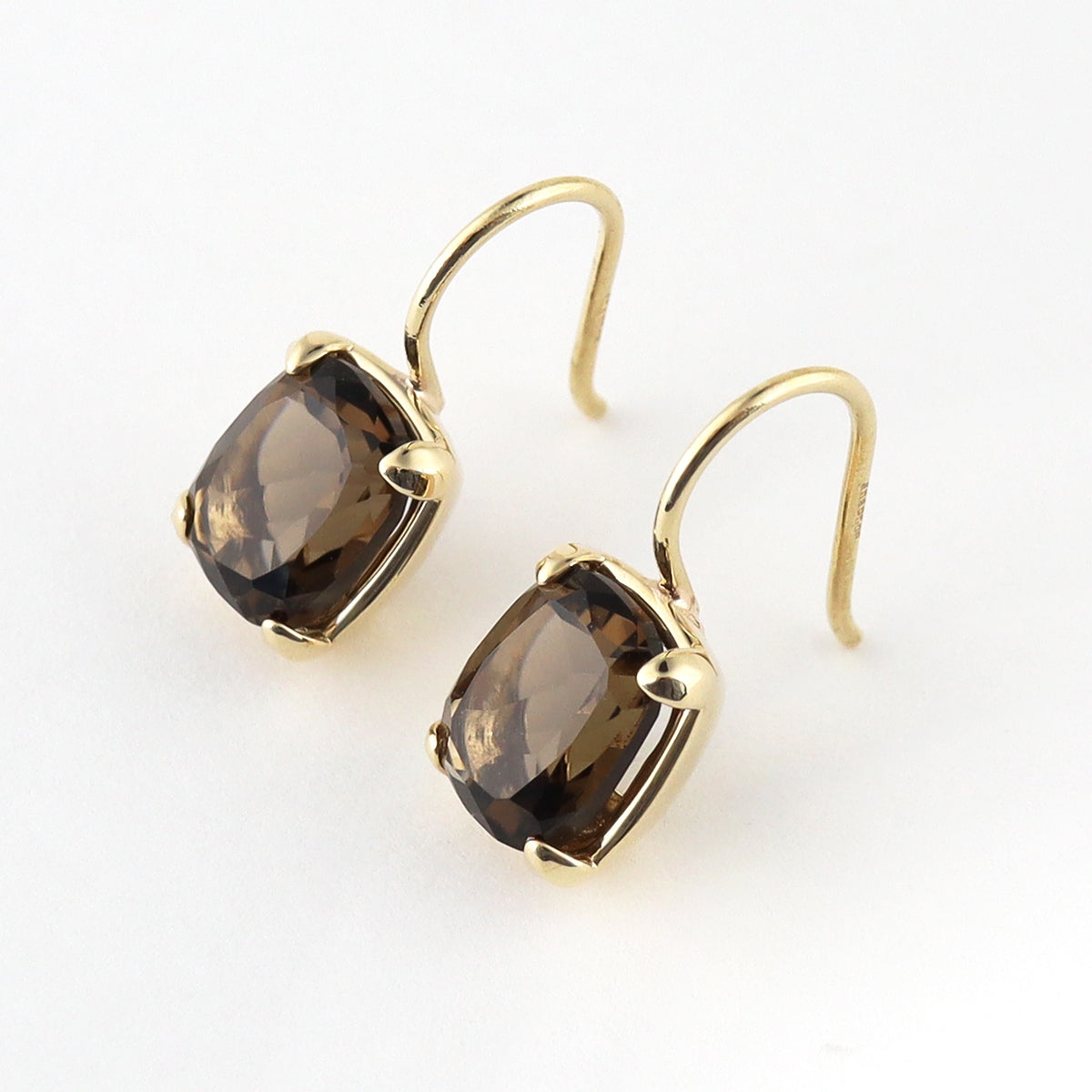 〈光と影〉 K10 レクタングル ピアス